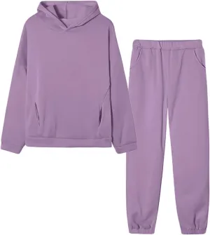 2 Piece Fall Sets for Women - Graphic Hoodies and Baggy Sweatpants Tracksuit