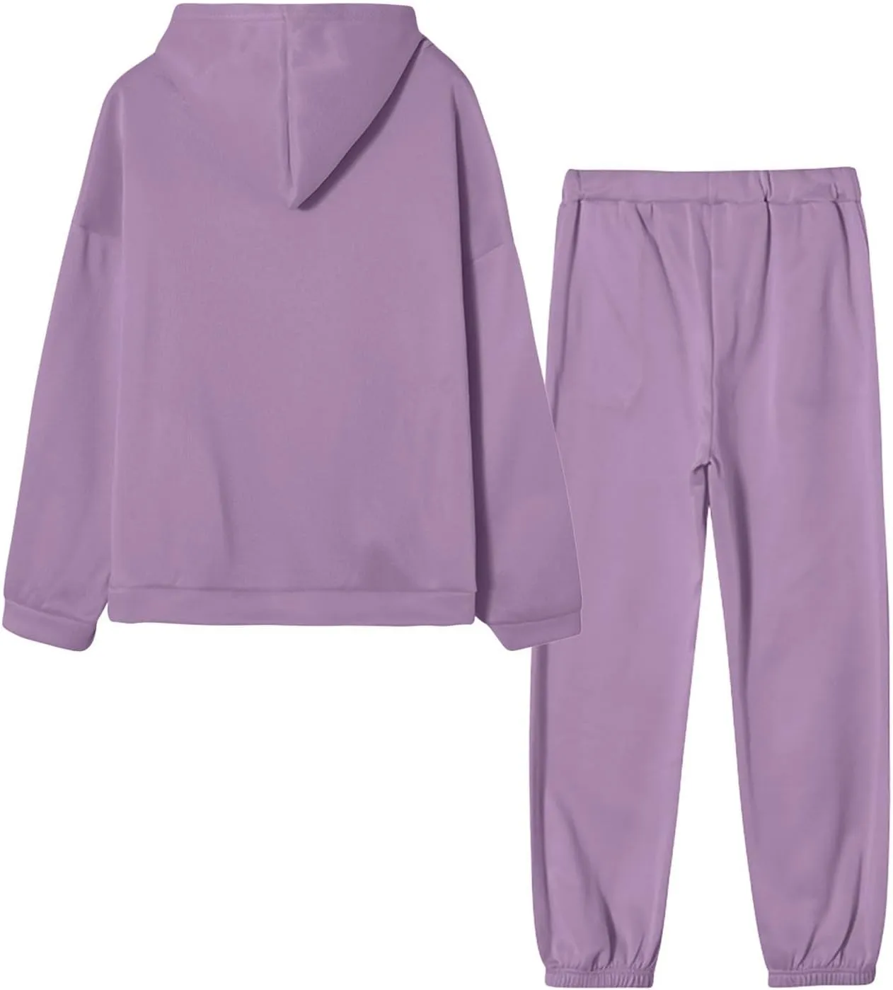2 Piece Fall Sets for Women - Graphic Hoodies and Baggy Sweatpants Tracksuit