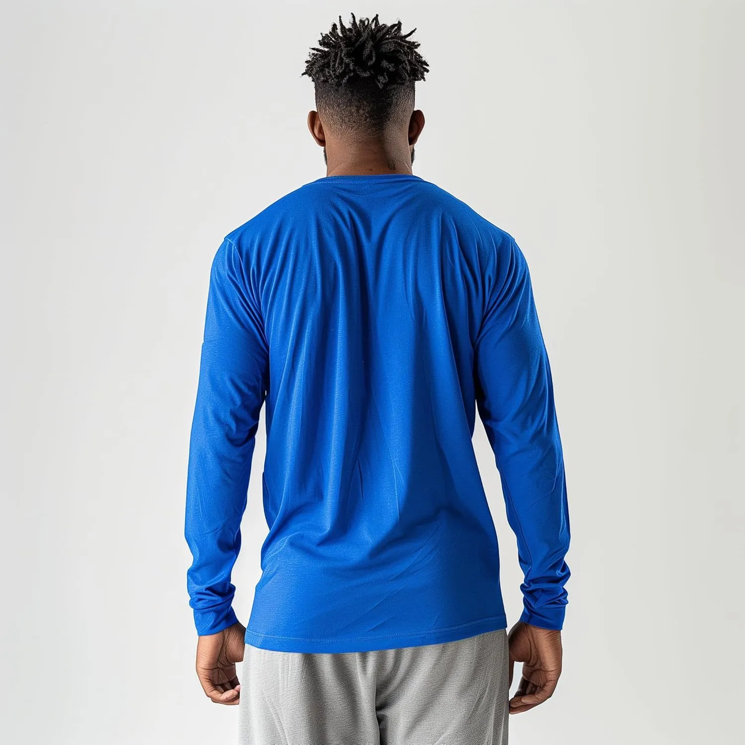 5 Pack Mens Long Sleeve Shirts Quick Dry Moisture Wicking Athletic Running Gym Workout T Shirts