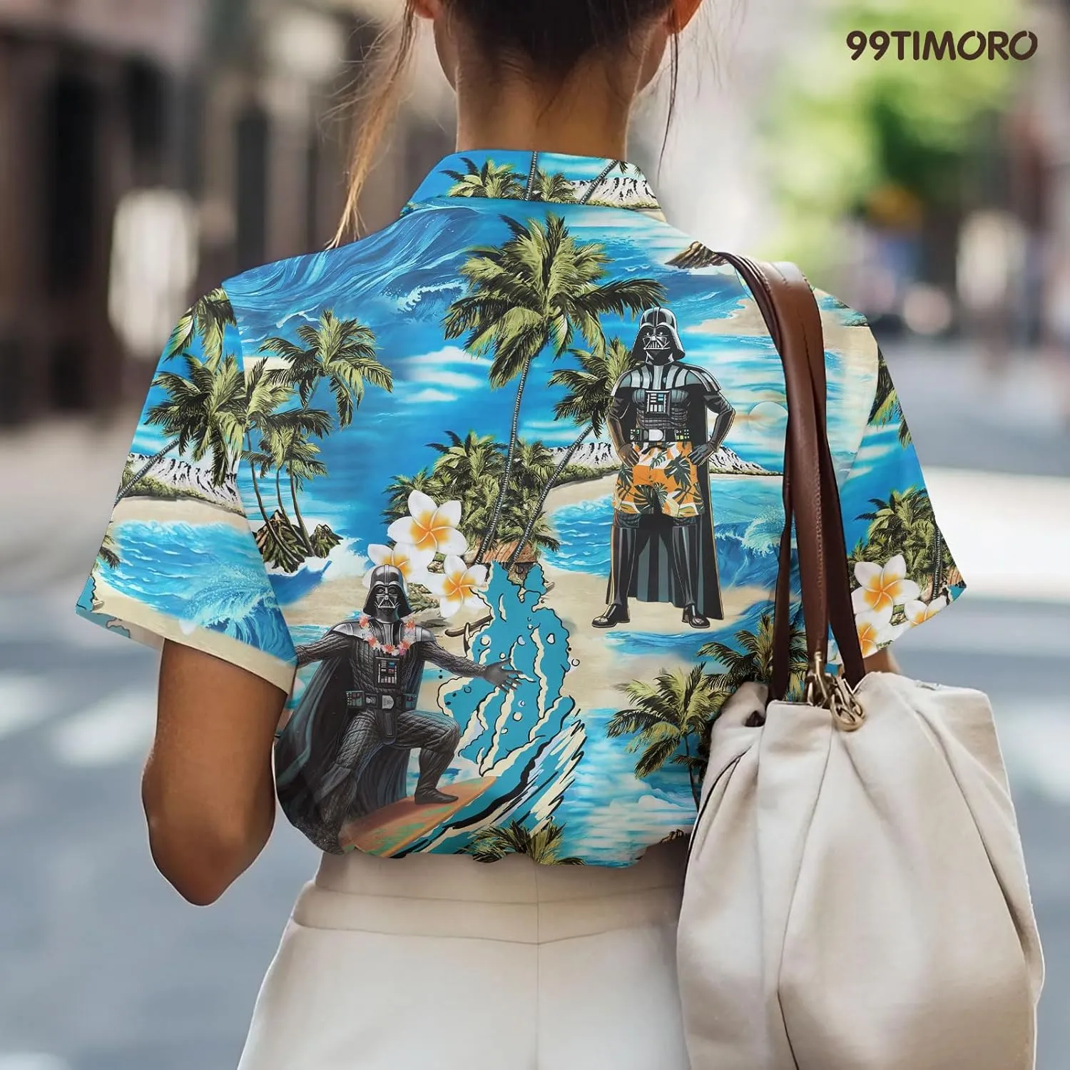 99TIMORO Warship Hawaiian Shirt, Wars Movie Button Short Sleeve Top, Character Theme