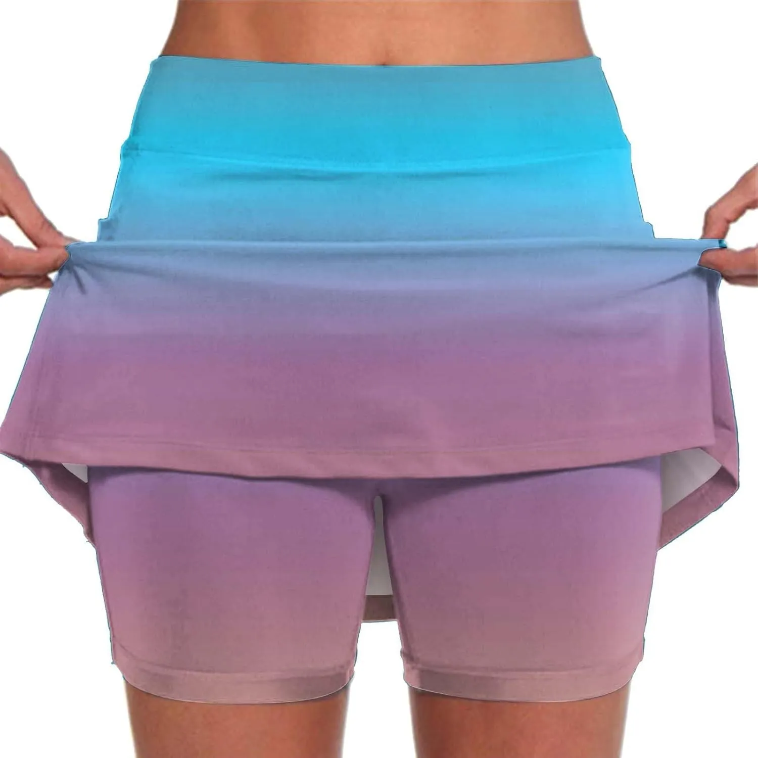 aihihe Pleated Skirts for Women Plus Size Leather Plus Size Golf Skirts for Curvy Women Womens Shorts with Pockets Plus Size