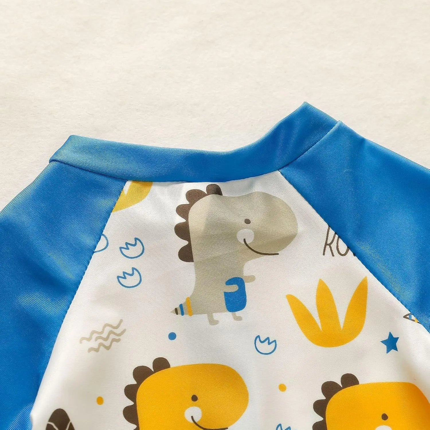 AIWUHE Boys One Piece Swimsuit Toddler Swimwear Rash Guard Suits Short Sleeve Zipper Bathing Suit UPF 50  Beach Sunsuit 6M-3Y