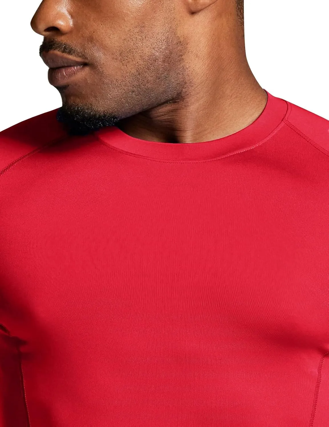 ATHLIO Men's Cool Dry Short Sleeve Compression Shirts, Sports Baselayer T-Shirts Tops, Athletic Workout Shirt