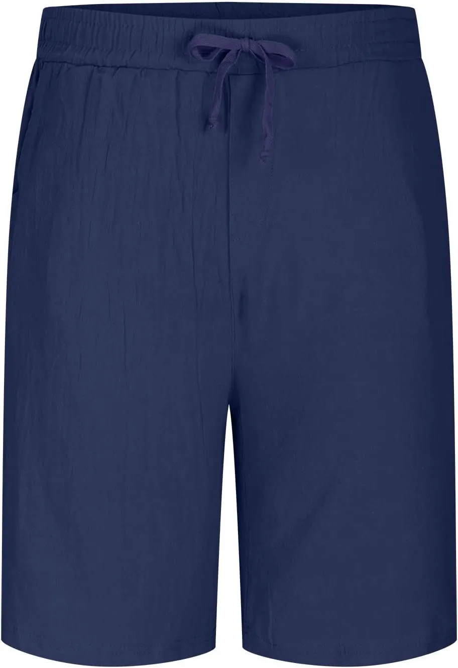 Business Shorts for Men knee-length Stylish Trunks Short Pants Trouser Breathable Slim Fit Straight Trunks Pants