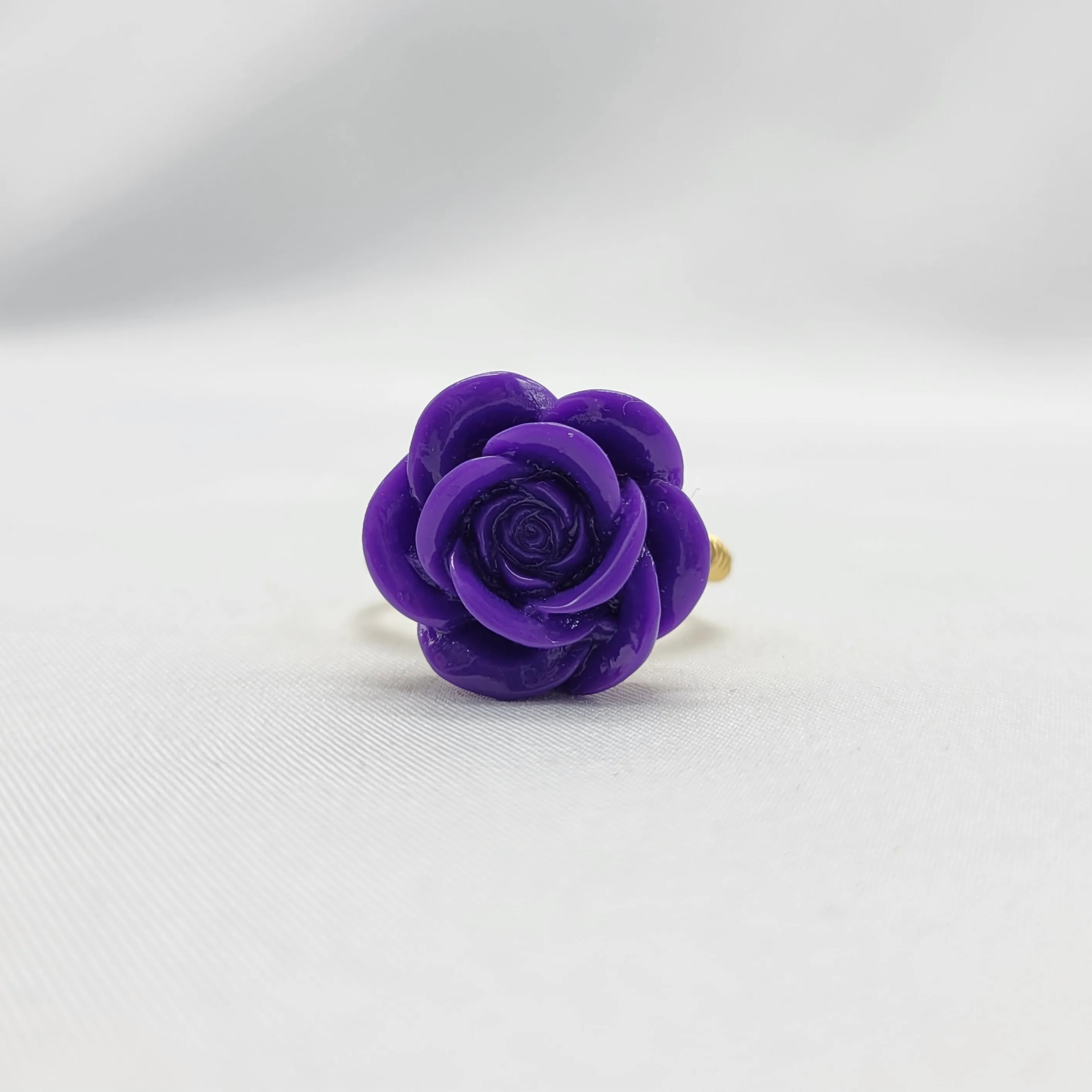 Button Rose Ring