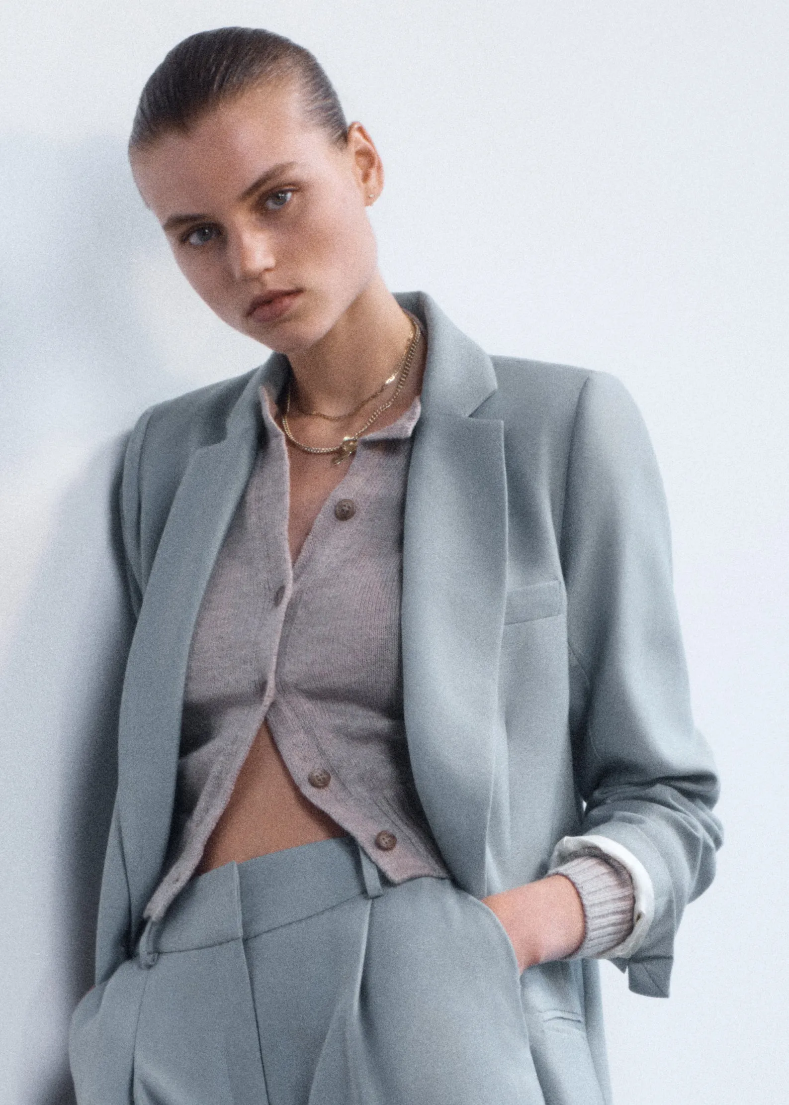 Chunky Flare Necklace | Silver