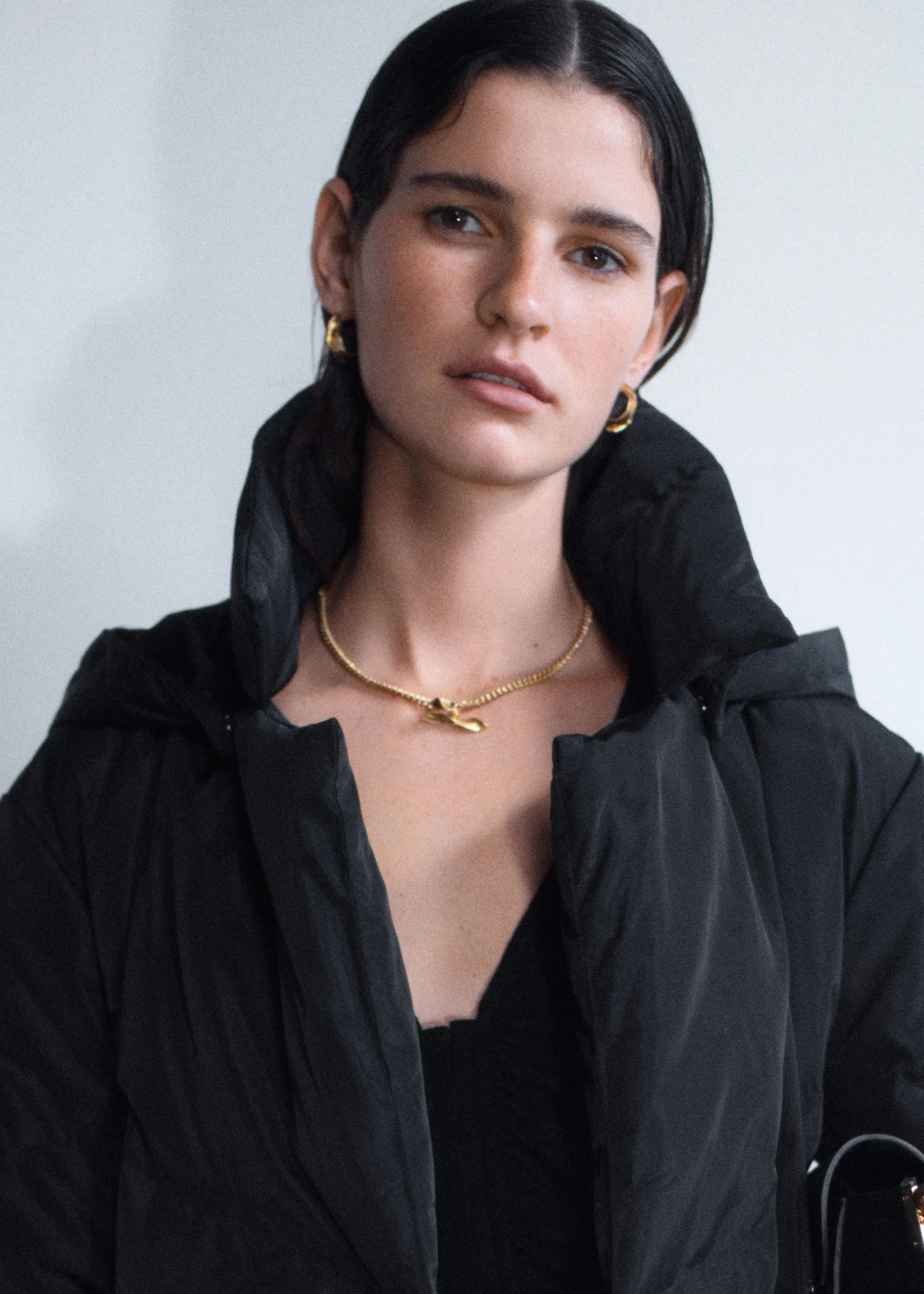 Chunky Flare Necklace | Silver