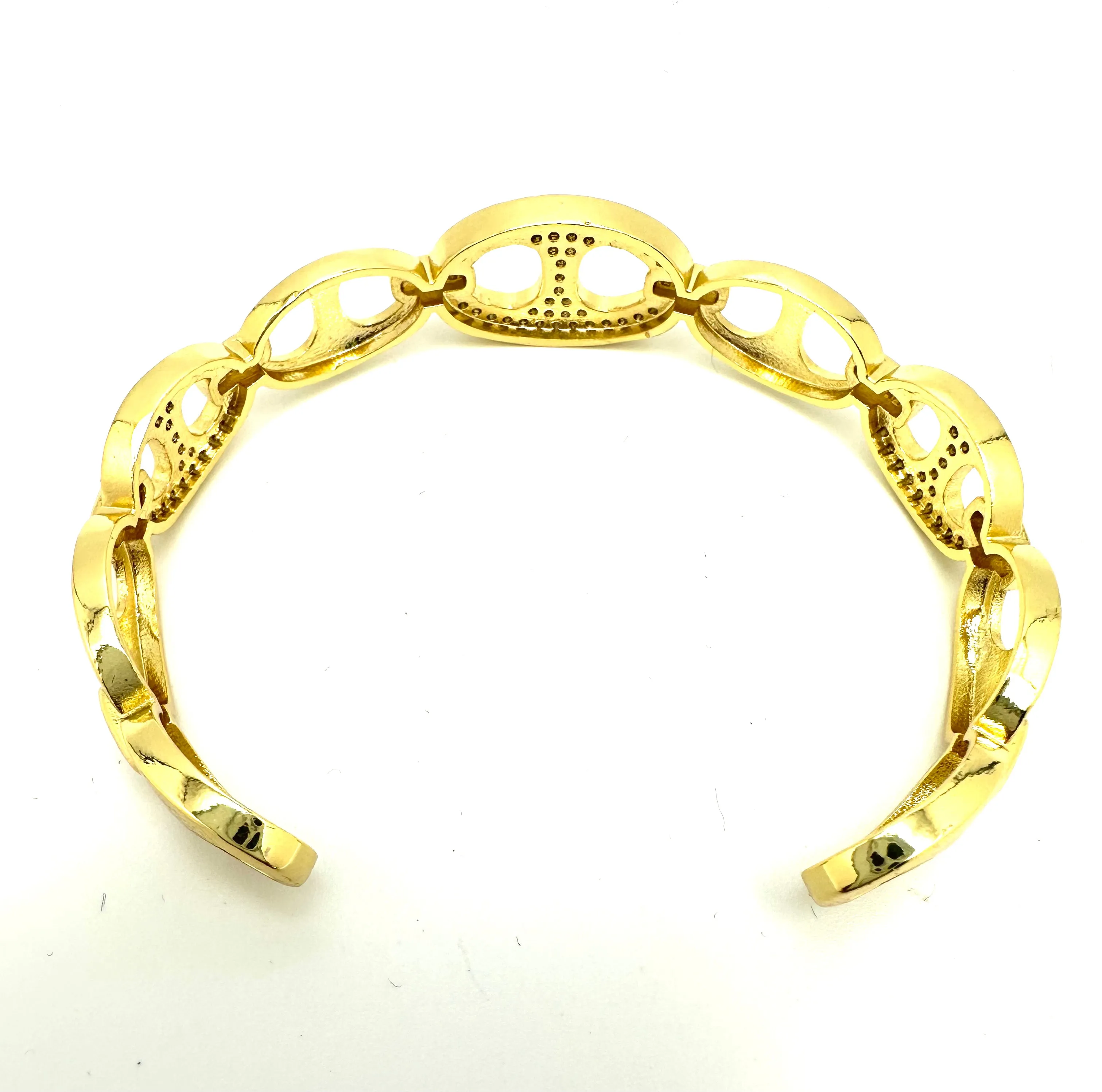 CZ Mariner Cuff Bracelet