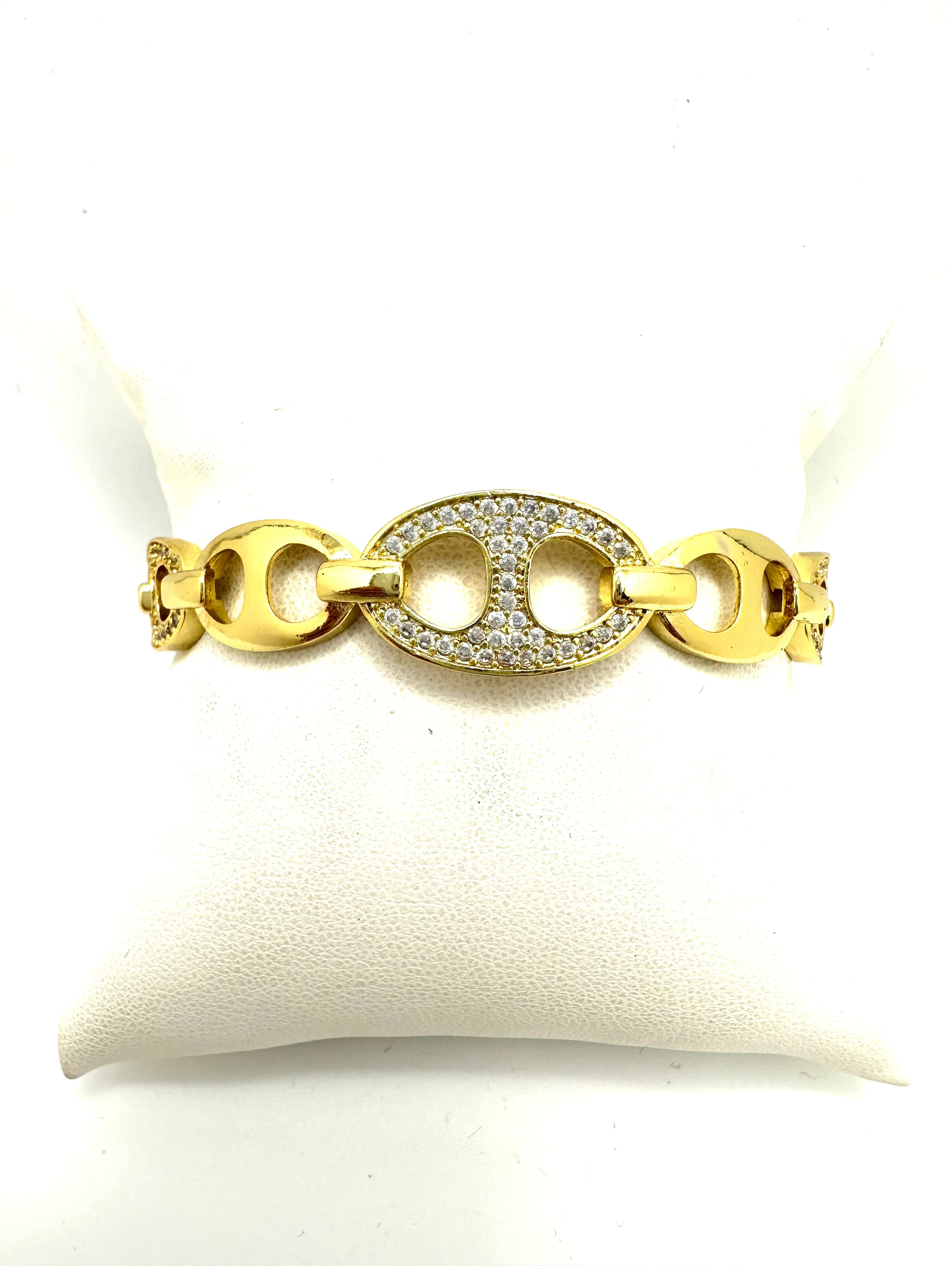 CZ Mariner Cuff Bracelet