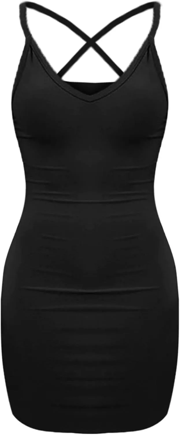 Dresses for Women 2024 Womens Summer Trendy Sexy Spaghetti Straps Sleeveless Floral Print Loose Casual Comfy Dresses