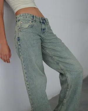 EMMIOL Women's Baggy Boyfriend Jeans Distressed Denim Pants Wide Leg Straight Trousers Streetwear Pants