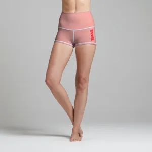 Evolve High Waist Yoga Short Peachy