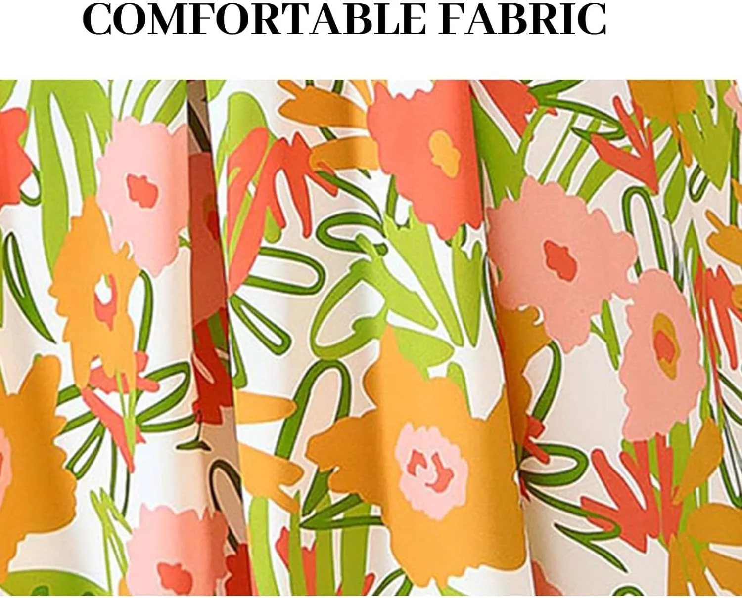 Floral Maxi Dress Summer Boho Beach Vacation Tie Strap Smocked Empire Waist Long Fit and Flare Dress with Pockets