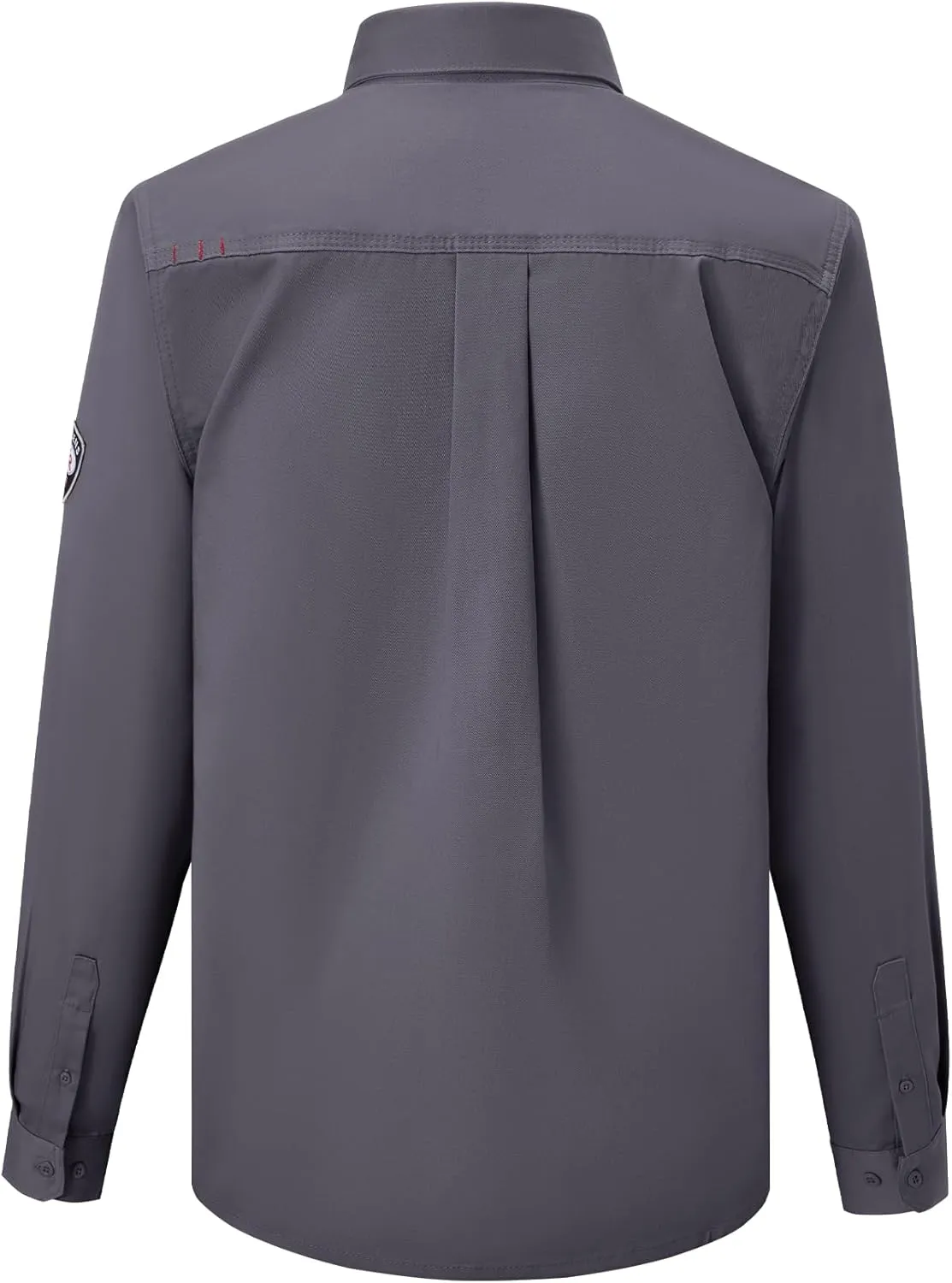 FR Shirts for Men 6.5OZ Welding Shirt Pearl Snap Light Weight Flame Resistant Shirts CAT2/NFPA2112