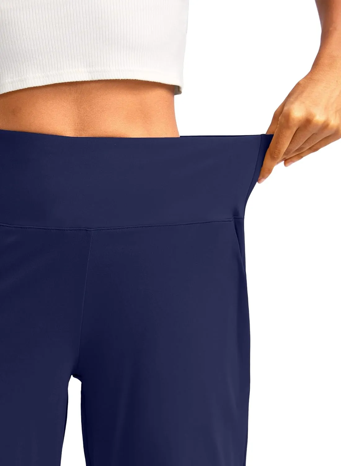 G Gradual Women's 12" Bermuda Long Shorts with Pockets High Waisted Stretch Knee Length Shorts for Women Summer Walking