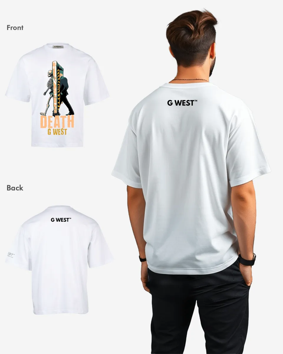 G-WEST DEATH OVERSIZED TEE GWROJMT53