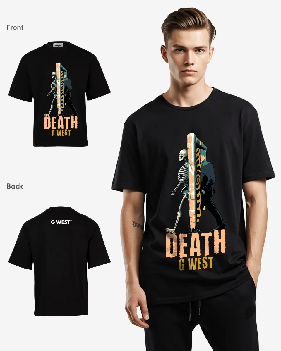 G-WEST DEATH OVERSIZED TEE GWROJMT53