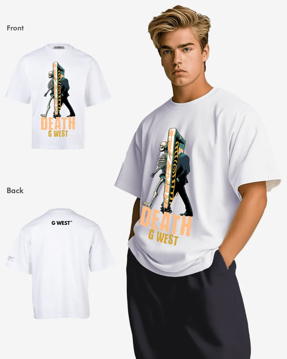 G-WEST DEATH OVERSIZED TEE GWROJMT53
