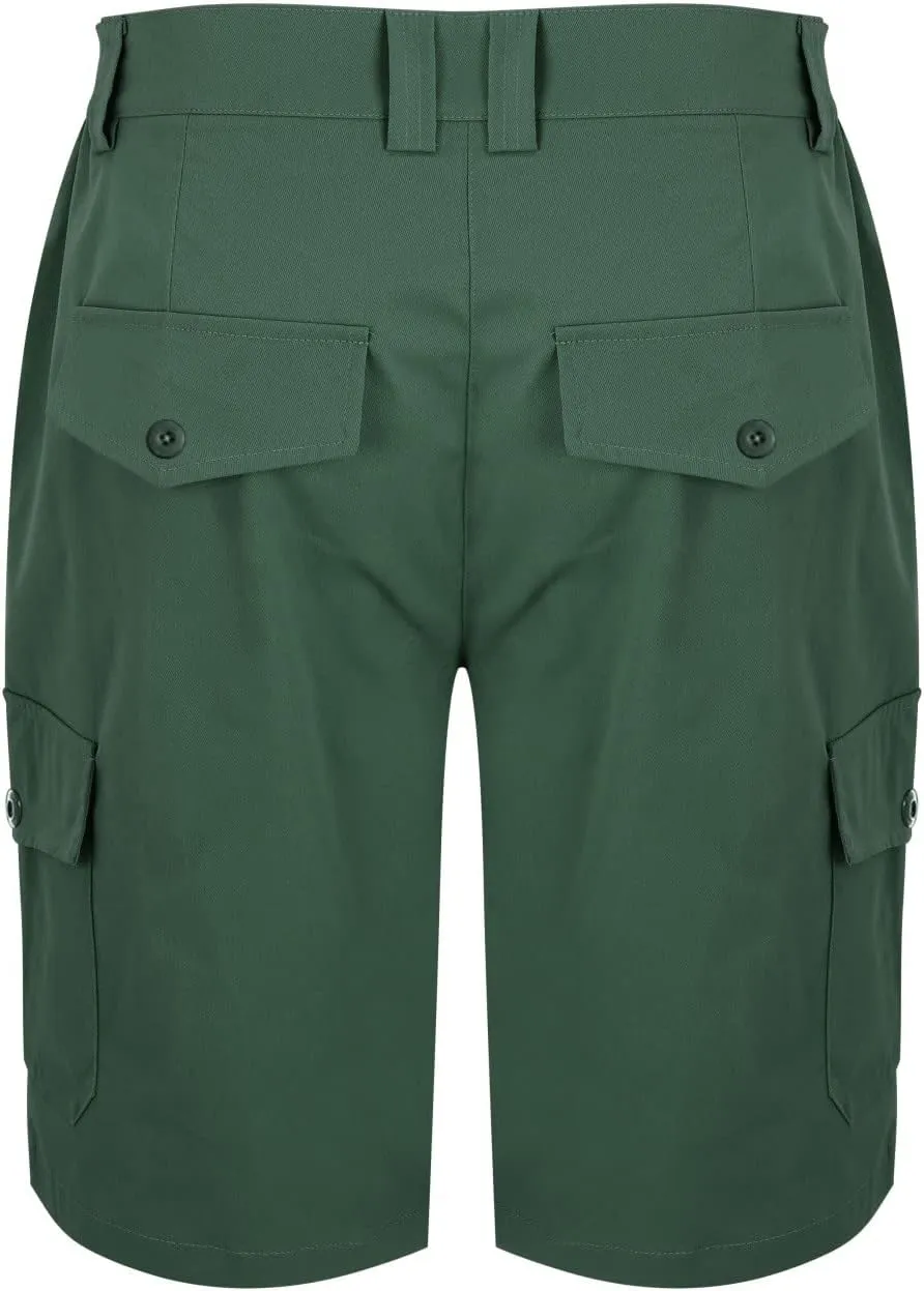 GIERIDUC Men's Hiking Cargo Shorts Quick-Dry Outdoor Athletic Pants Travel Fishing Golf Tactical Shorts with Multi Pockets