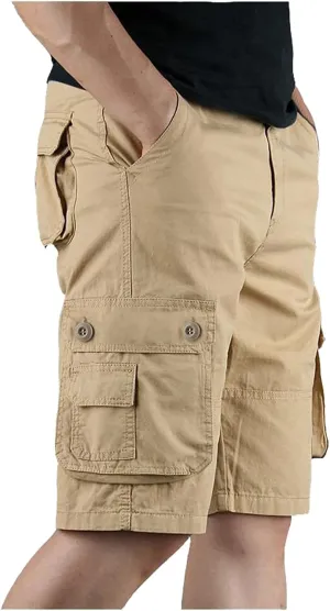 GIERIDUC Men's Hiking Cargo Shorts Quick-Dry Outdoor Athletic Pants Travel Fishing Golf Tactical Shorts with Multi Pockets