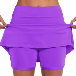 Golf Skirts for Women 18 inch Short Shorts for Women high Waisted Long Tennis Skirt Long Inseam