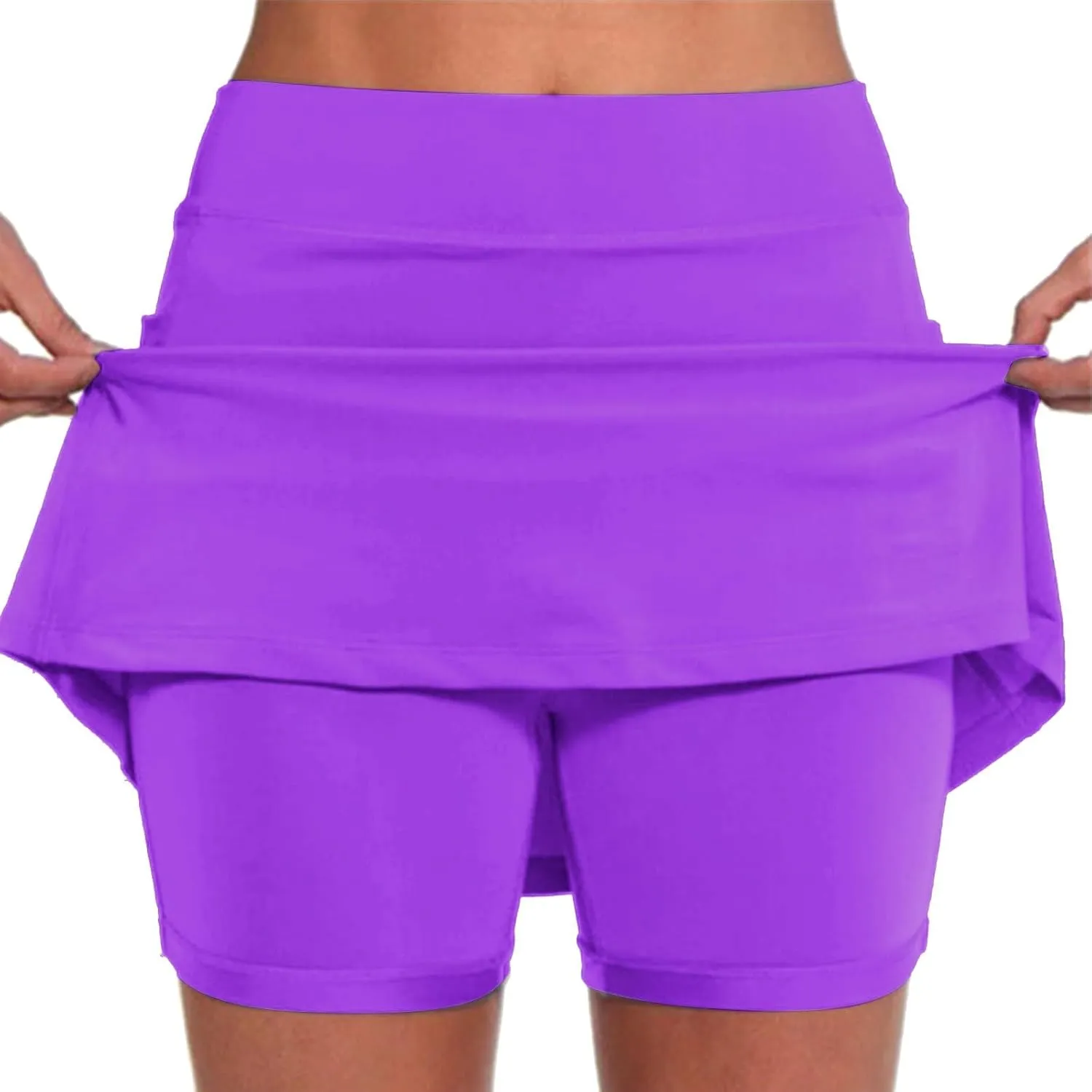 Golf Skirts for Women 18 inch Short Shorts for Women high Waisted Long Tennis Skirt Long Inseam