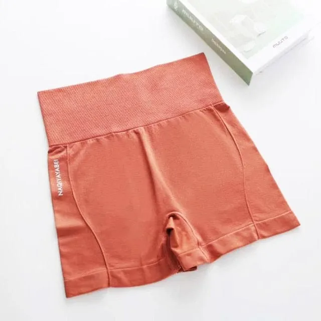 High Waist Fitness Yoga Workout Shorts