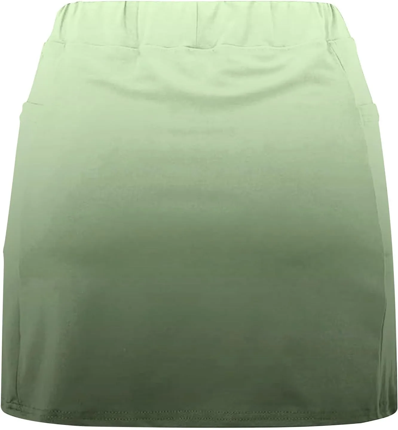 High Waisted Tennis Skirts for Women Built in Shorts, Gradient Mini Athletic Skorts Golf Sports Running Skort