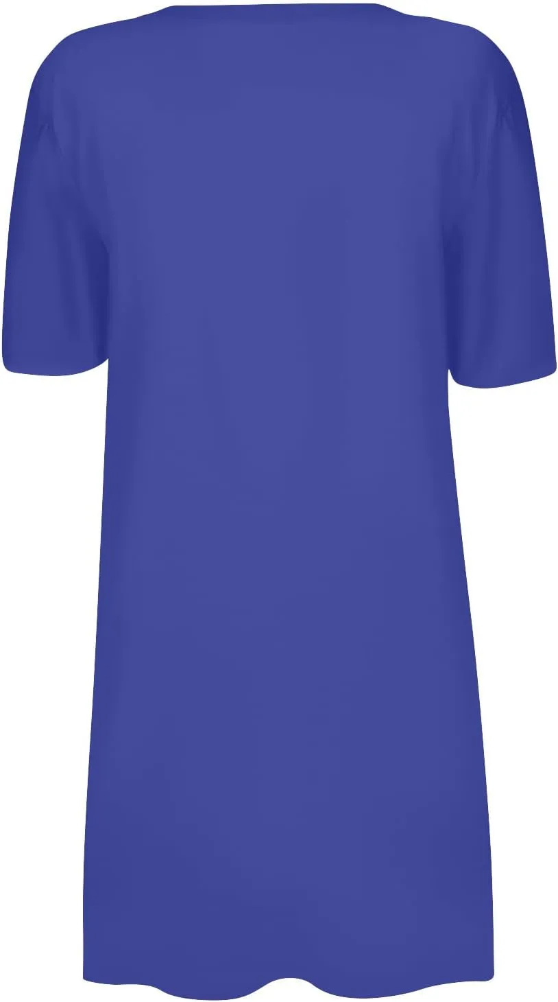 HXHYQKP Summer Cardigans for Women Lightweight Short Sleeve Open Front Casual Cover Ups with Pockets