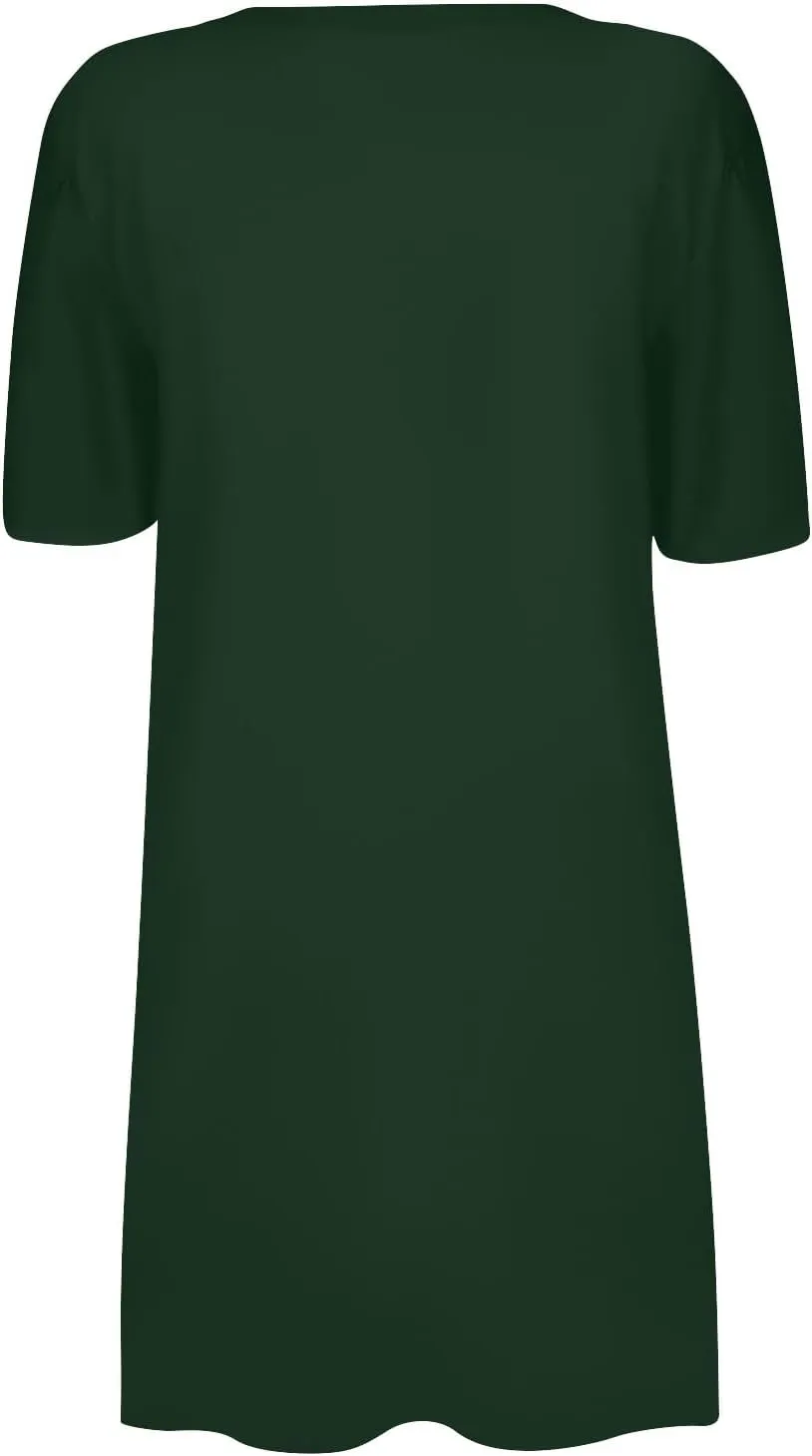 HXHYQKP Summer Cardigans for Women Lightweight Short Sleeve Open Front Casual Cover Ups with Pockets