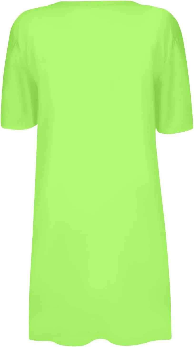 HXHYQKP Summer Cardigans for Women Lightweight Short Sleeve Open Front Casual Cover Ups with Pockets