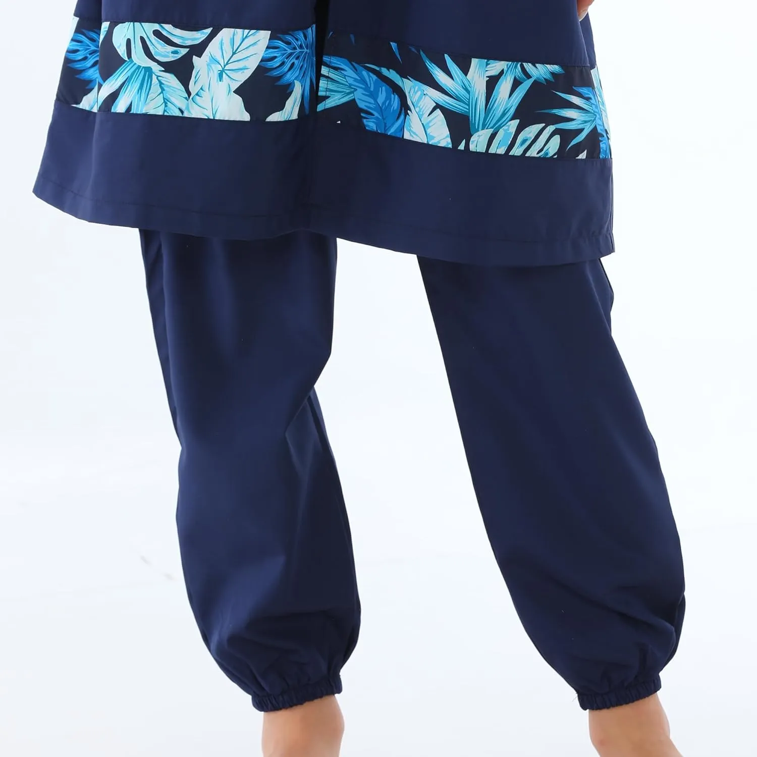 Islamic Long Sleeve Swimsuits for Women Modest Muslim 4 PCS | Full Cover Rash Guard Burkini | Arabic Swimwear