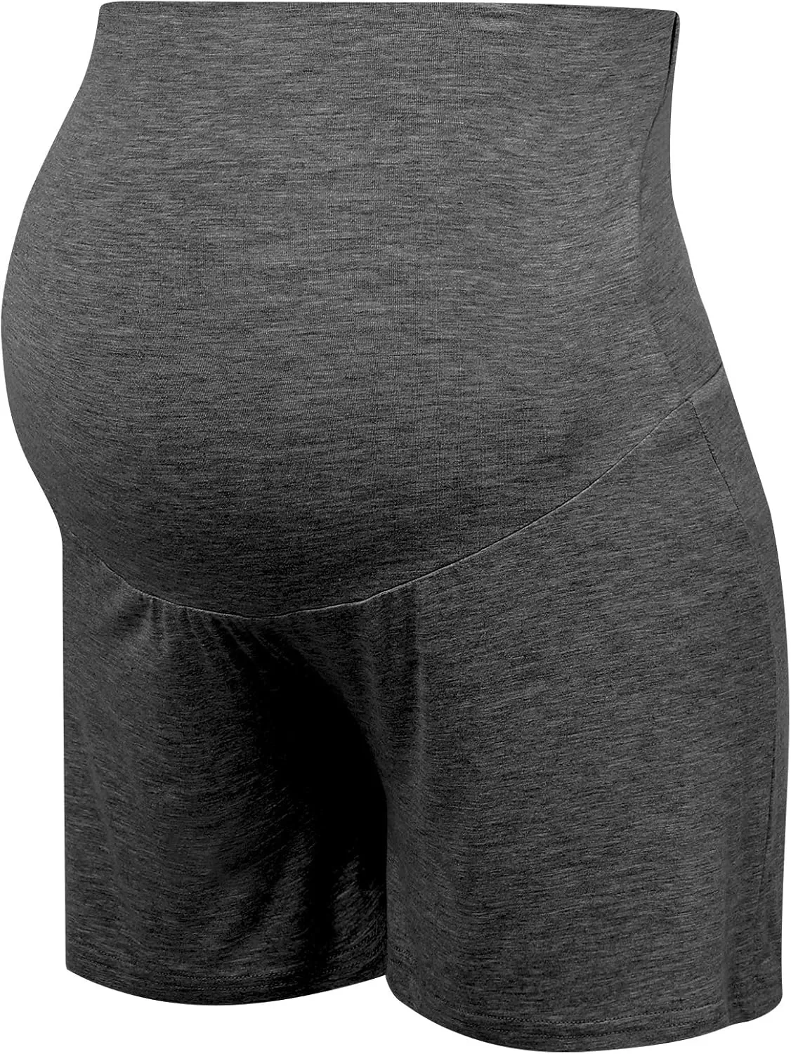 Joyaria Women Maternity Shorts Pajama Sleep Lounge Pregnancy Sleepwear Bamboo Viscose Over Belly Active Yoga Shorts S-XXL