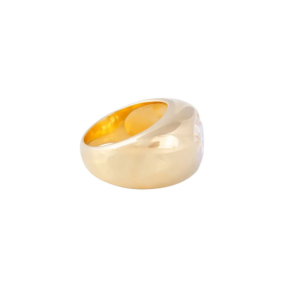 JUMBO HEART DOME RING