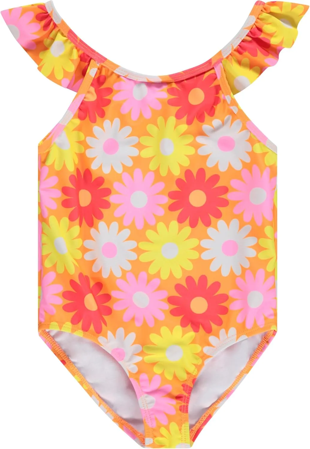 Kids Girls 2 Pack Bathing Suit, Childrens Printed Beach Swimwear
