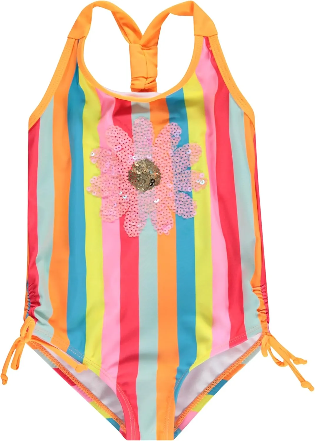 Kids Girls 2 Pack Bathing Suit, Childrens Printed Beach Swimwear