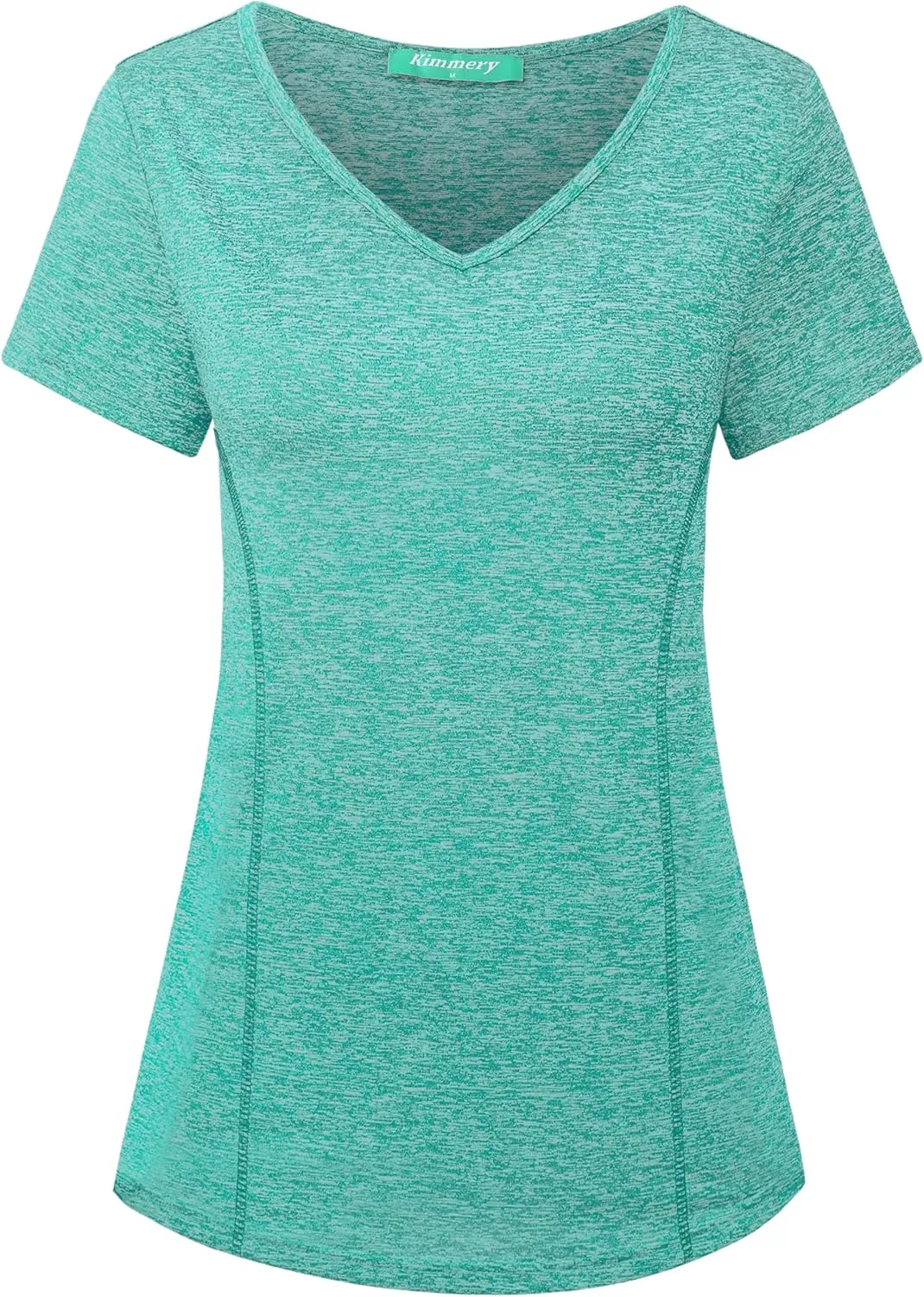 Kimmery V Neck T Shirts for Women Short Sleeve Workout Yoga Tops for Women