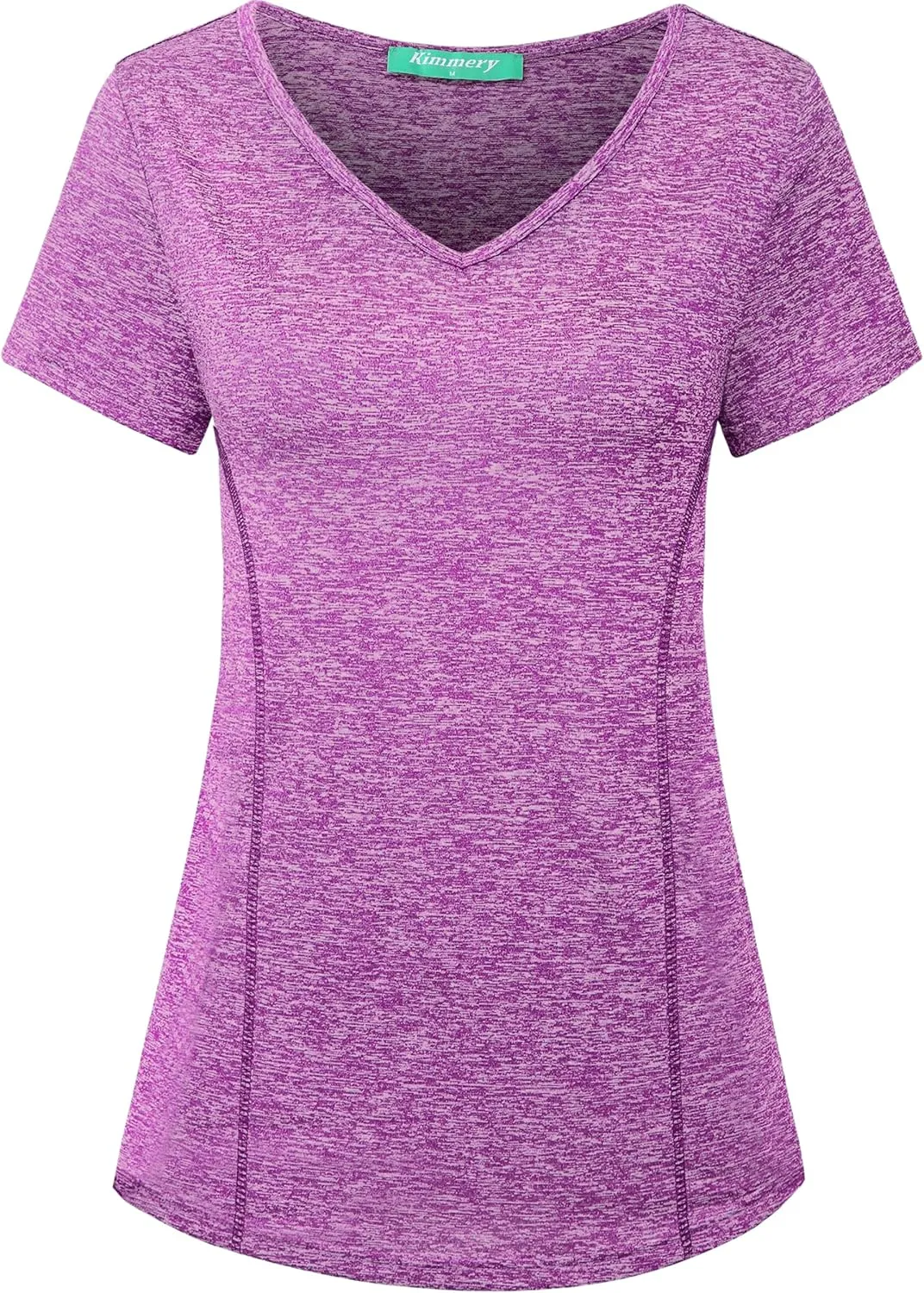 Kimmery V Neck T Shirts for Women Short Sleeve Workout Yoga Tops for Women