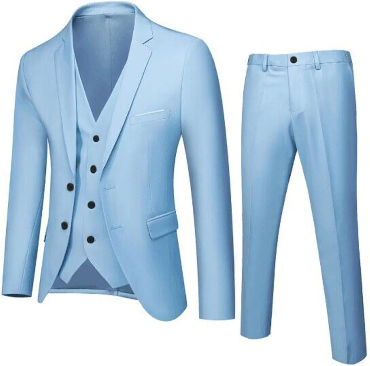 LCMTWX Black Suits For Men Slim Wedding Vest Pants Suit Jacket Suit Party Men's Coats Jackets Suit Jacket For Wedding Suits