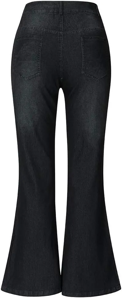 LCMTWX Skinny Jeans for Women Denim Bib Women's Fashion Bib Rompers Pants Women's Jeans Stretchy Raw Hem High Rise Jeans