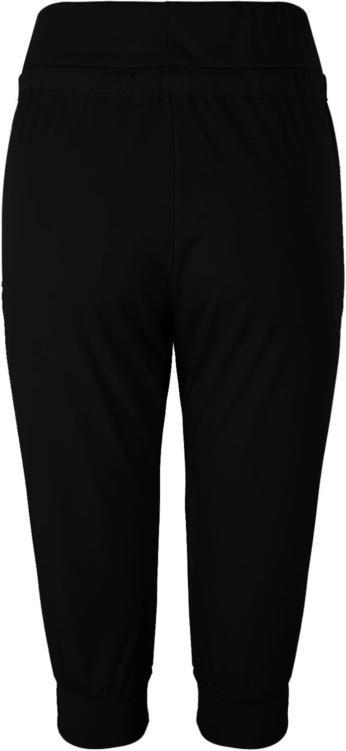 LCMTWX Womens Swim Shorts Cropped Elastic Pants for Women Fashion Casual Fashion Shorts Trousers Solid Ppants Womens Swim