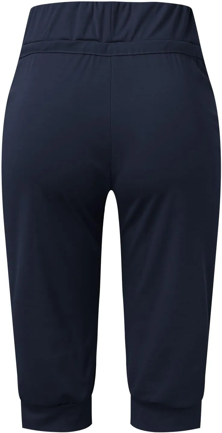 LCMTWX Womens Swim Shorts Cropped Elastic Pants for Women Fashion Casual Fashion Shorts Trousers Solid Ppants Womens Swim