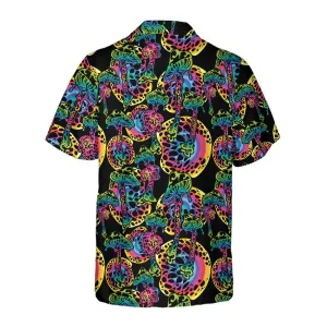 Magic Mushrooms Seamless Pattern Hawaiian Shirt, Unique Mushroom Shirt, Mushroom Print Shirt