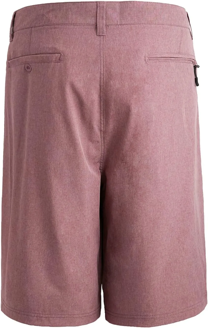 Men's Amphibian Hybrid Shorts Summer Casual Shorts for Men Chino Beach Golf Athletic Quick Dry 21 Inches Boardshort