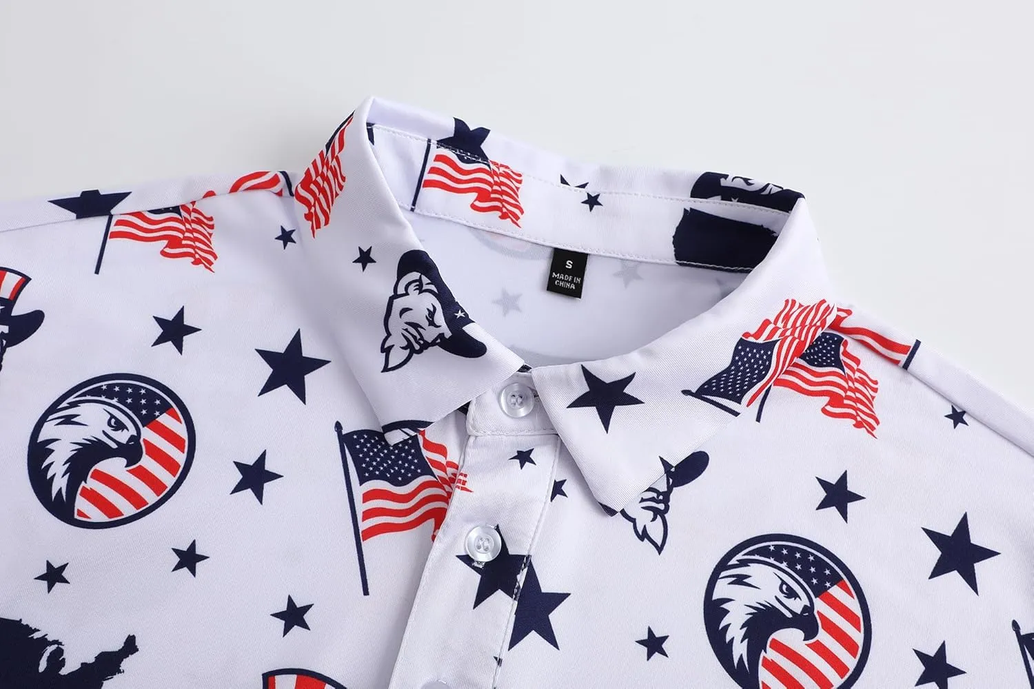 Men's Golf Polo Shirts Short Sleeve Performance Moisture Wicking Quick Dry Golf Polo Shirts for Men