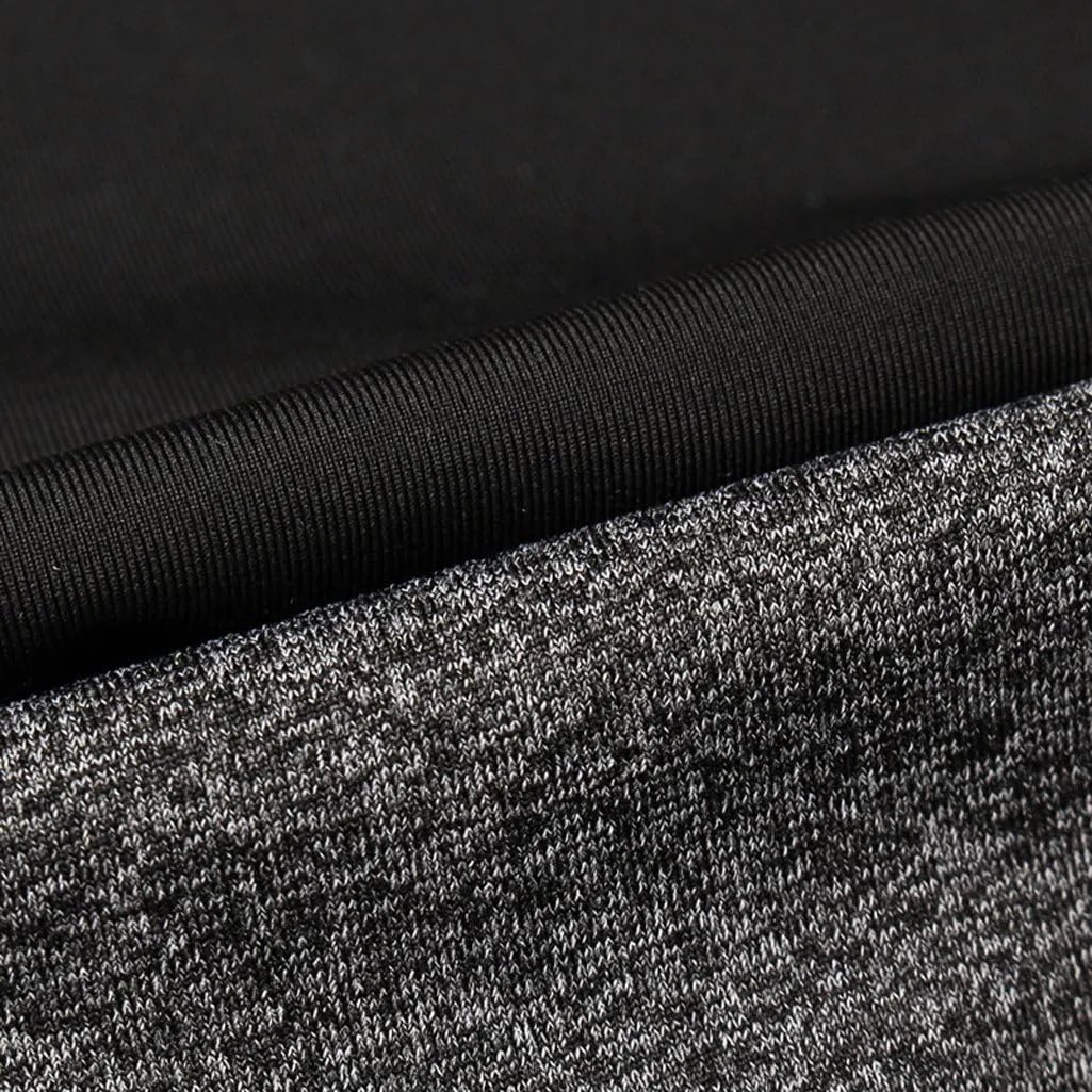 Men's Quick-Dry Hoodies Running Sweatshirt Slim Fit Zip Up Fitness Gym T Shirts