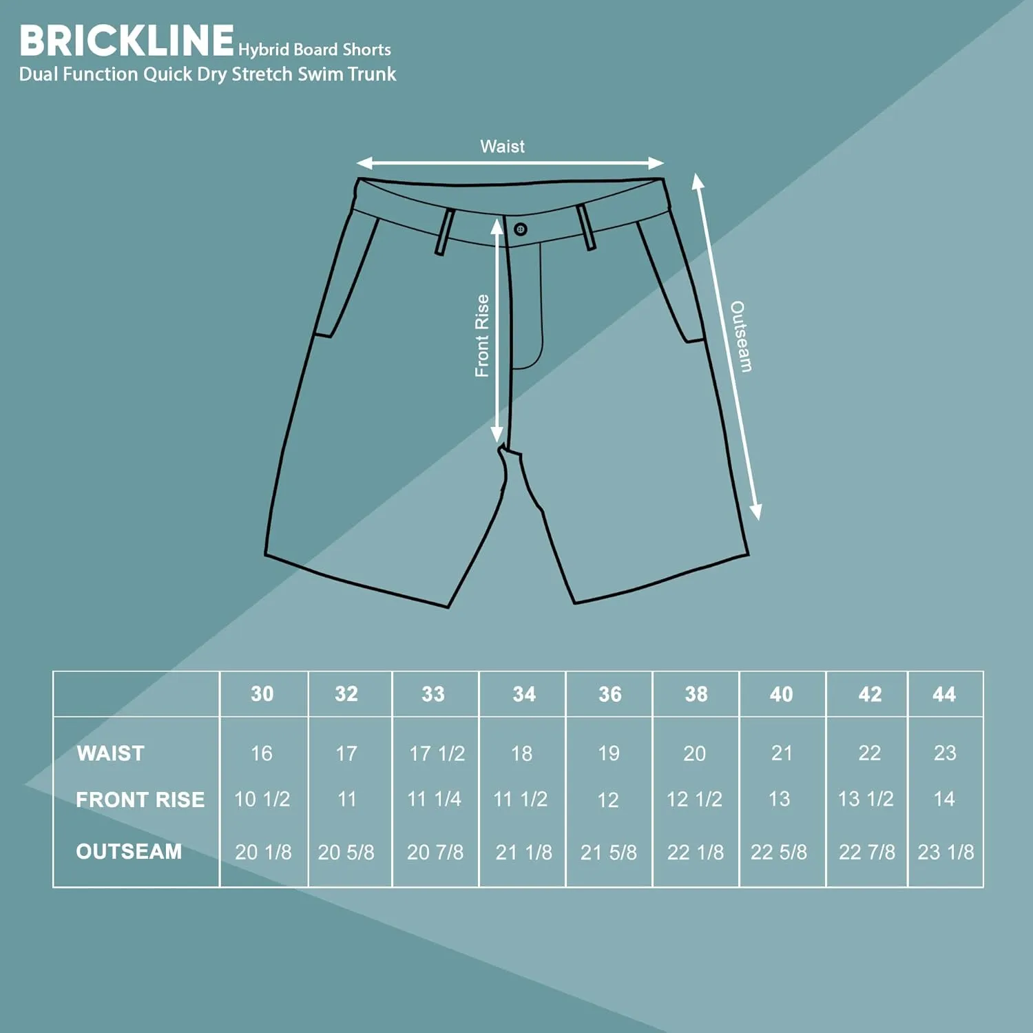 Mens Shorts for Men, Hybrid Casual Golf Dress Flat Front Quick Dry Stretch Board Shorts, Lightweight Chino Short