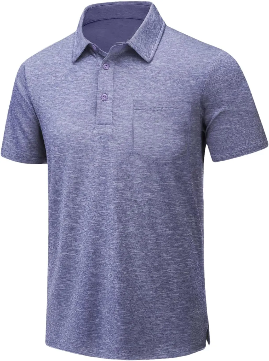 Mens Summer Quick Dry Lightweight Polo T-Shirts Golf Short Sleeve Shirts Sports Tops