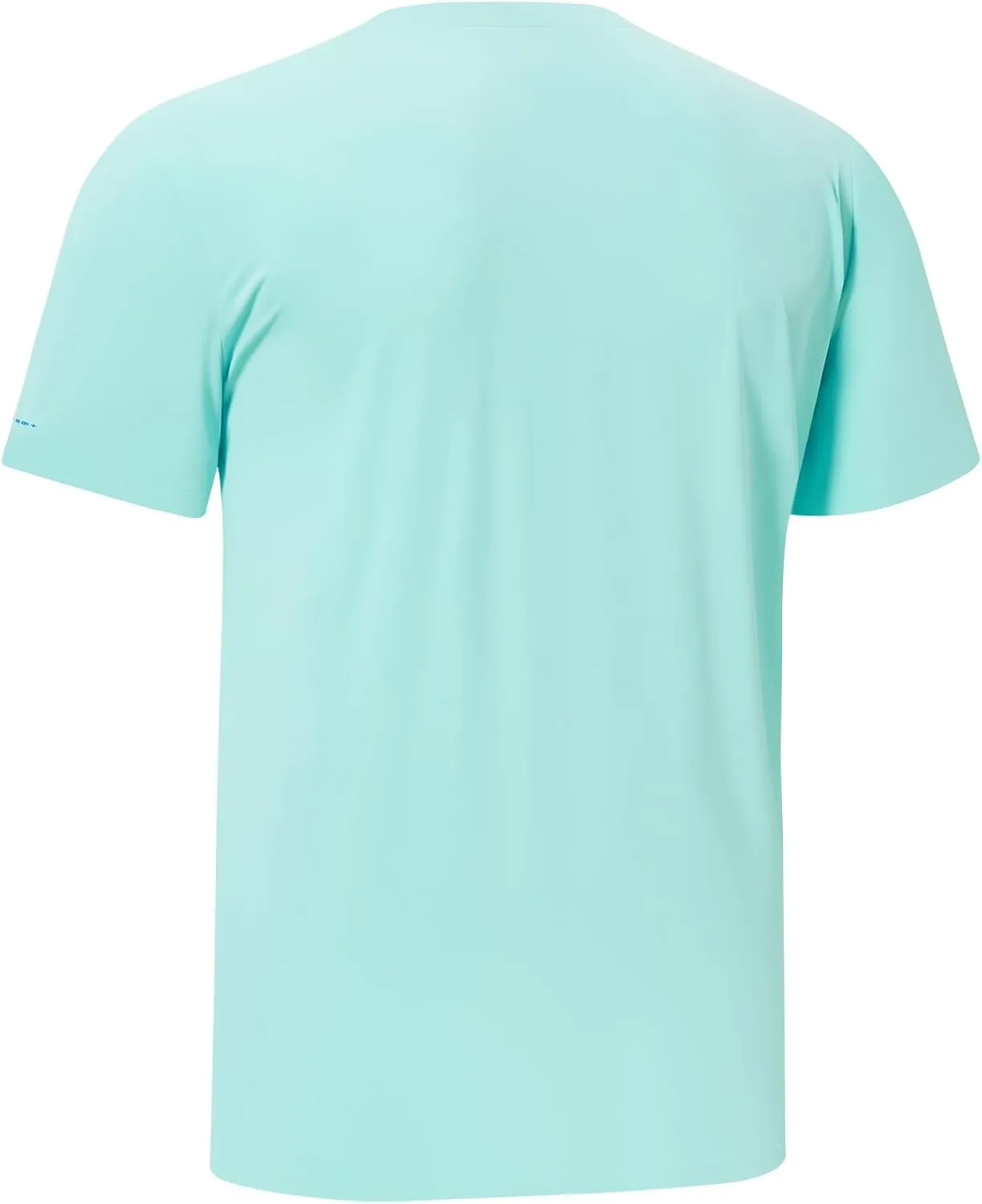 Mens UPF 50  Short Sleeve Shirt Permanent UV Sun Protection Performance Hiking Fishing T-Shirts
