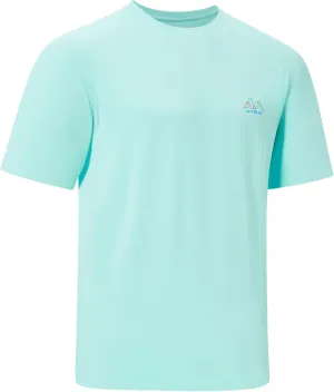 Mens UPF 50  Short Sleeve Shirt Permanent UV Sun Protection Performance Hiking Fishing T-Shirts